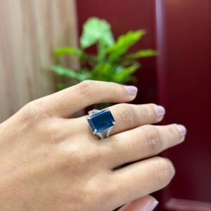 London Blue Topaz Ring