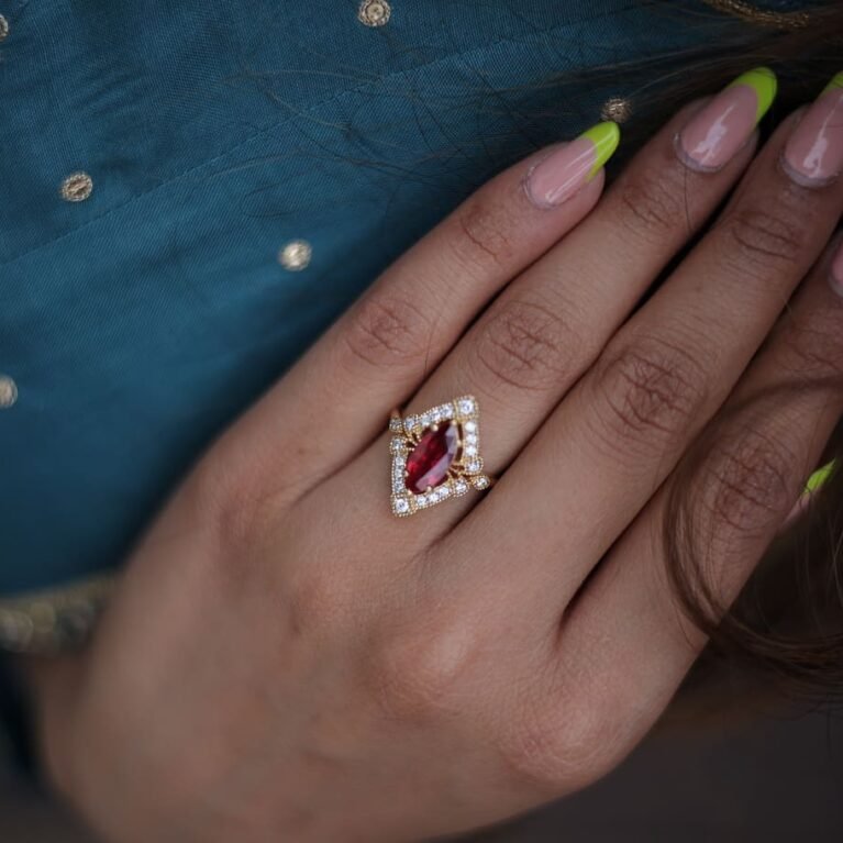 Ruby Marquise Vintage Ring