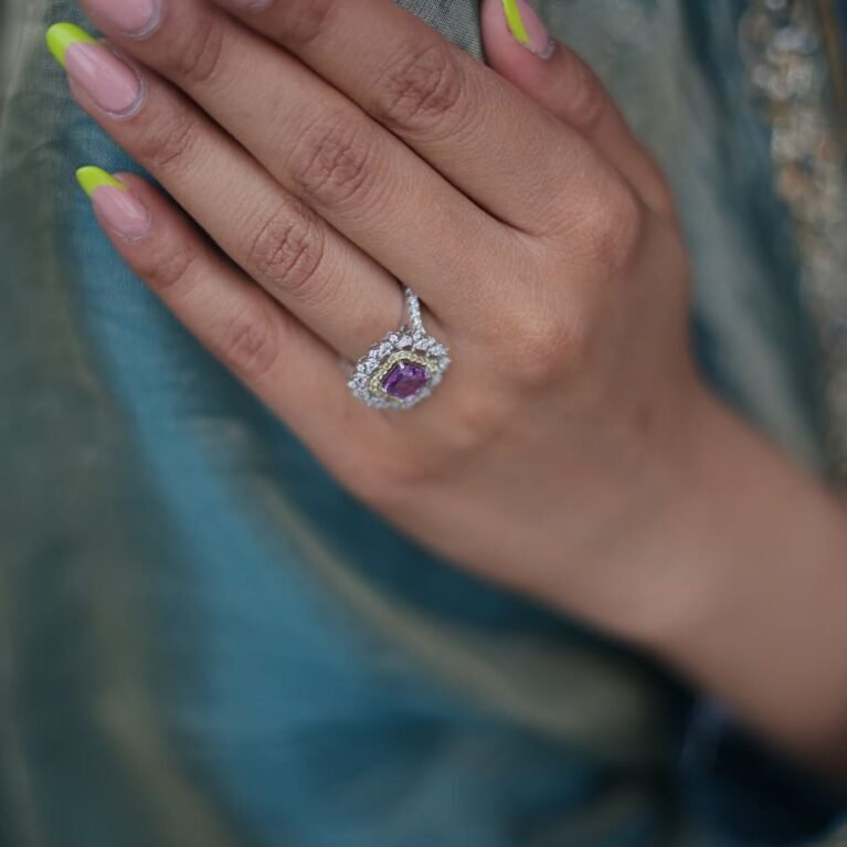 Pink Sapphire Ring