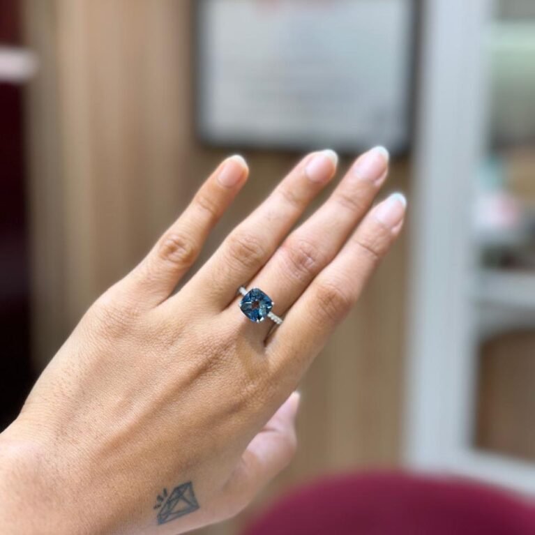 London Blue Topaz Ring