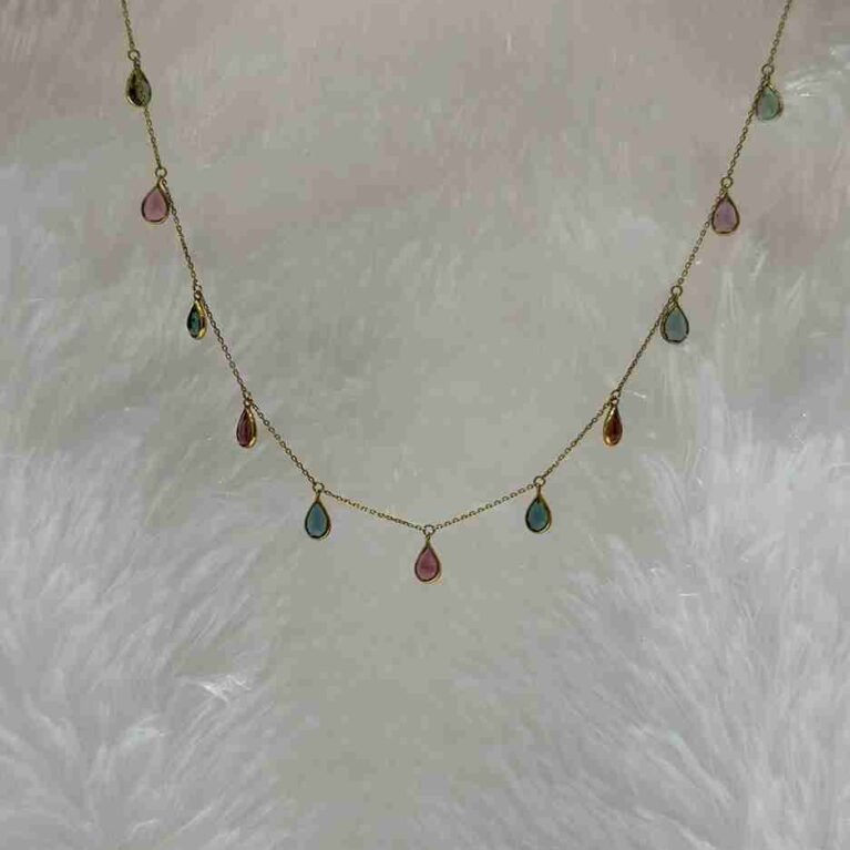 Multi Tourmaline Chain