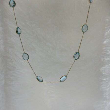 Swiss Blue Topaz Chain