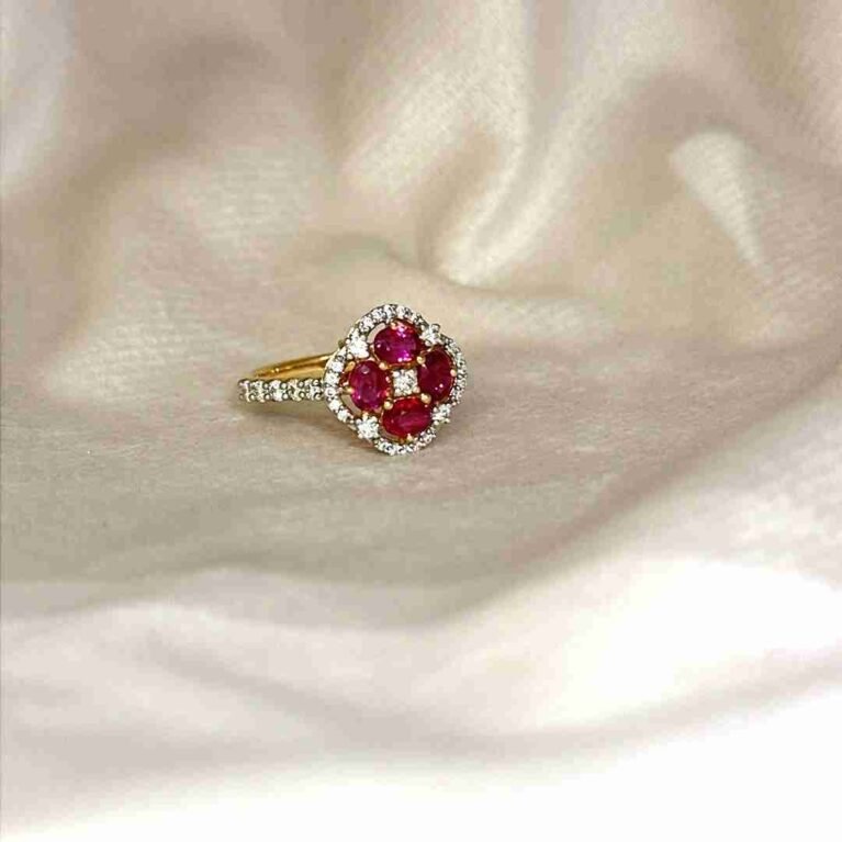 Ruby Cluster Ring