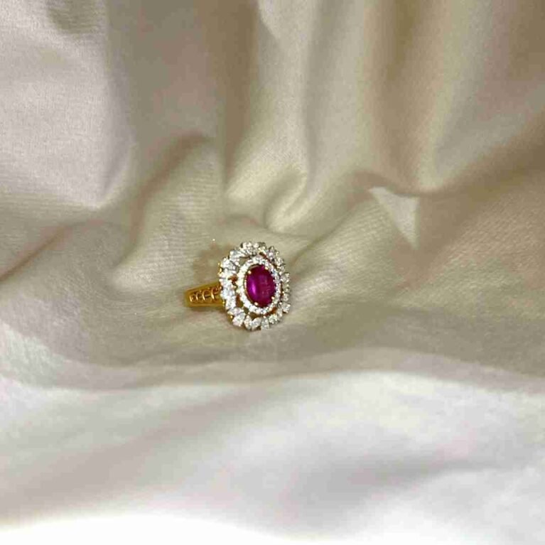 Solitaire Ruby Ring
