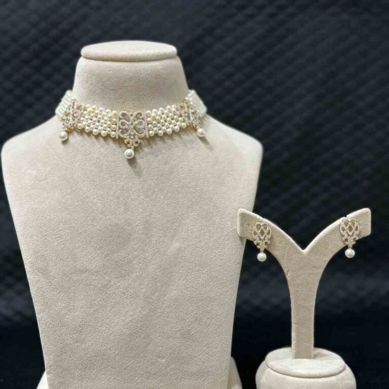 Pearl and Diamond Choker