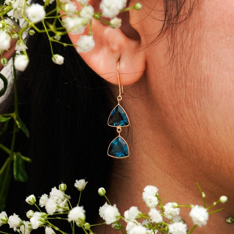London Blue Topaz Earring