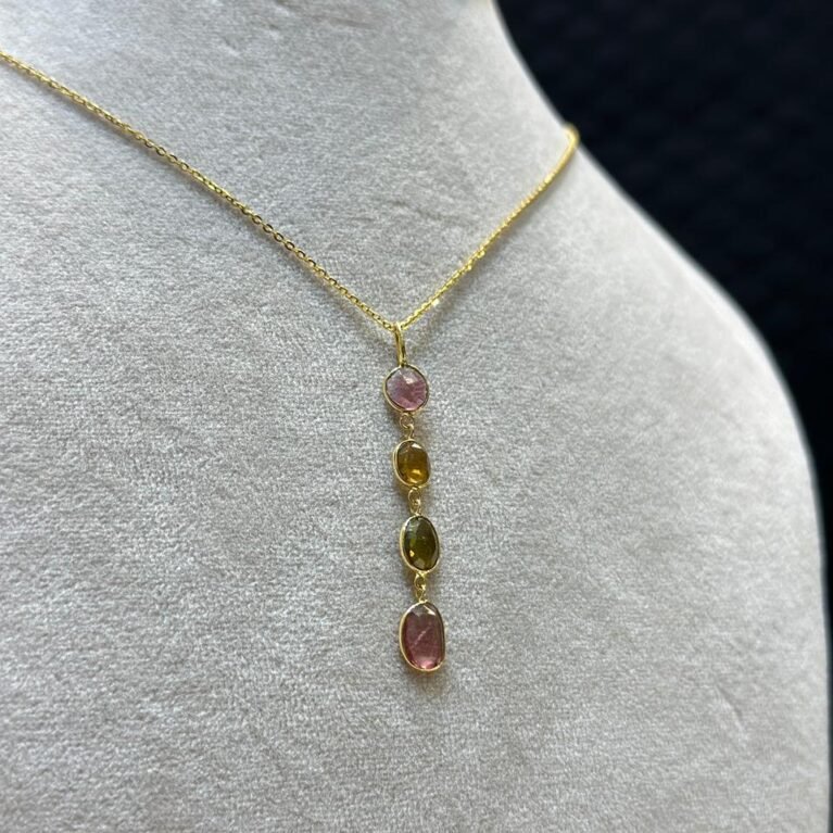Multi tourmaline Pendant