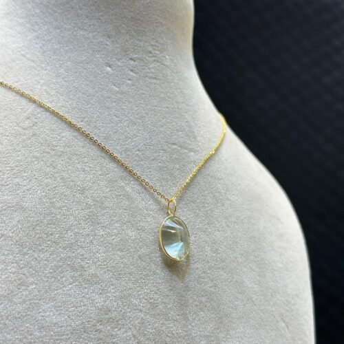 Green Amethyst Pendant