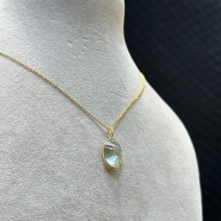 Green Amethyst Pendant