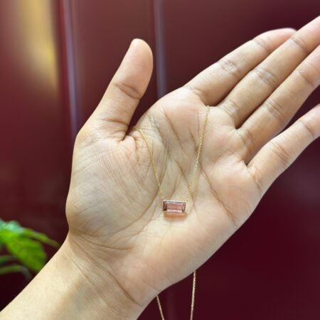 Pink tourmaline Chain
