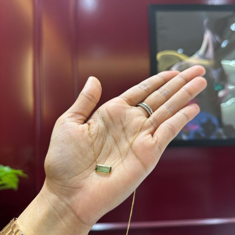 Green Tourmaline Chain