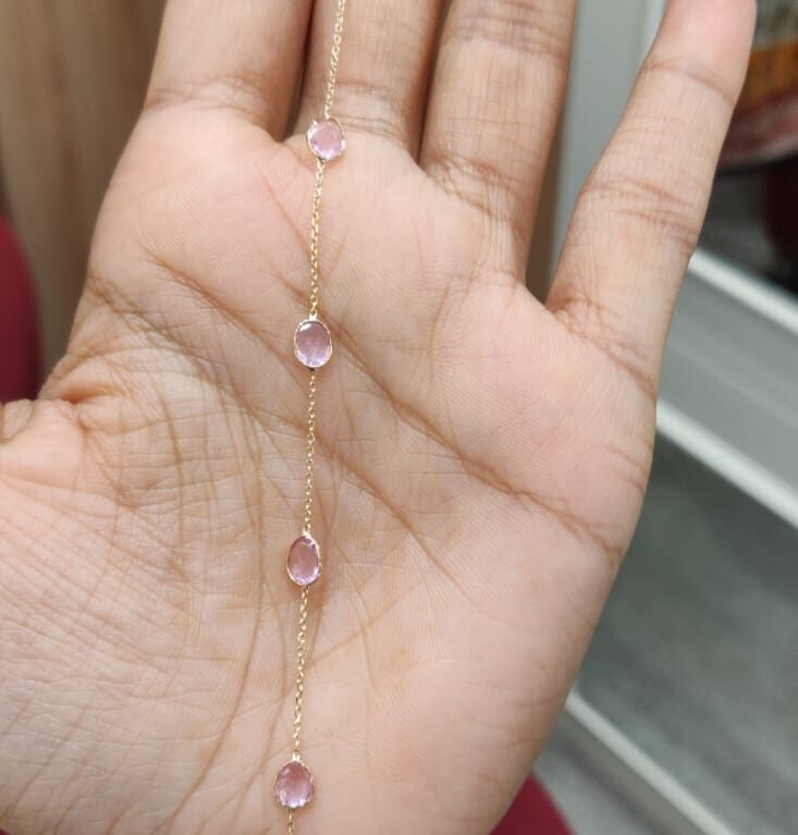 PINK SAPPHIRE BRACELET
