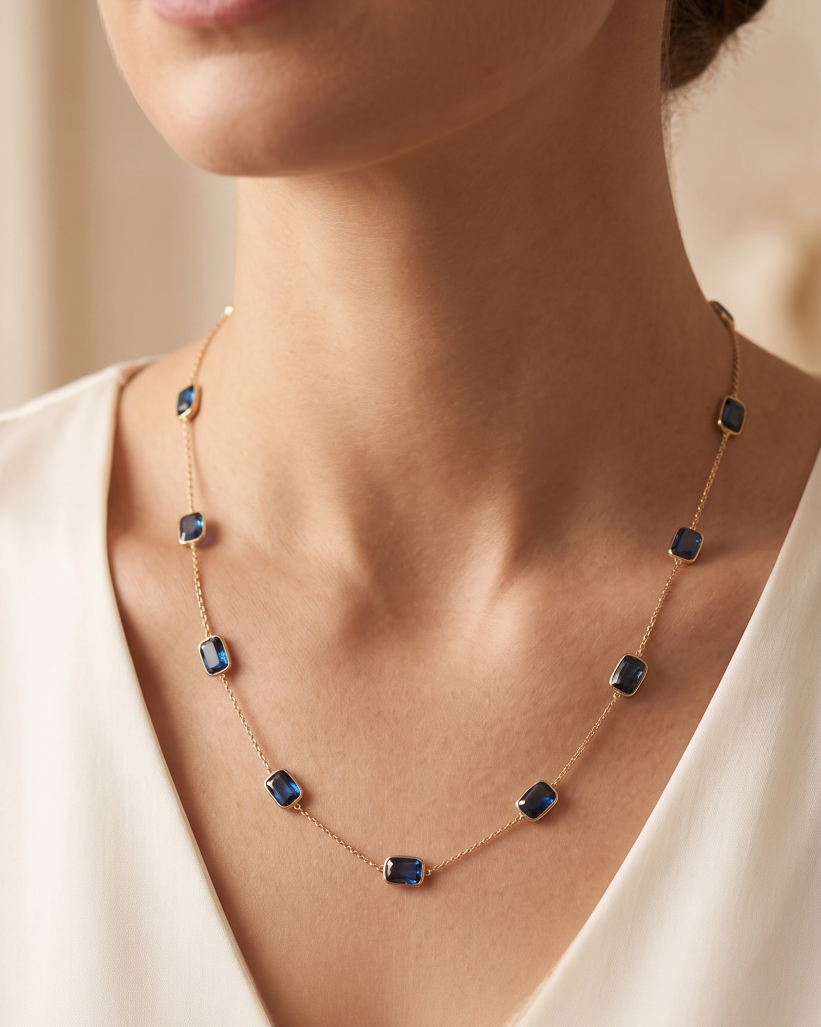 London Blue Topaz Chain
