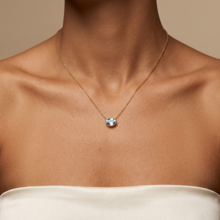 Sky Blue Topaz chain