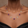 Amethyst and Green Amethyst Chain