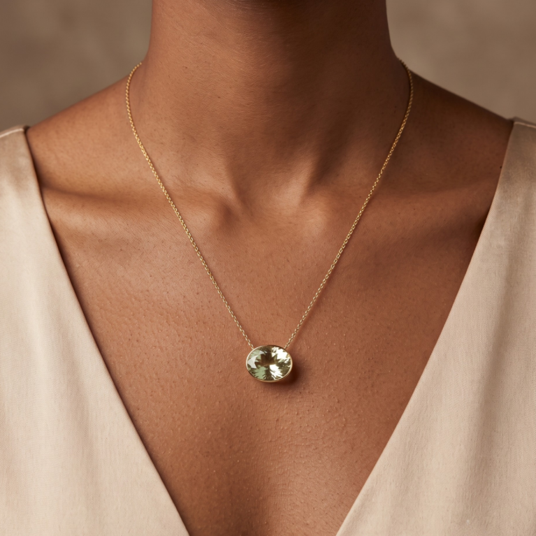 Green Amethyst Chain